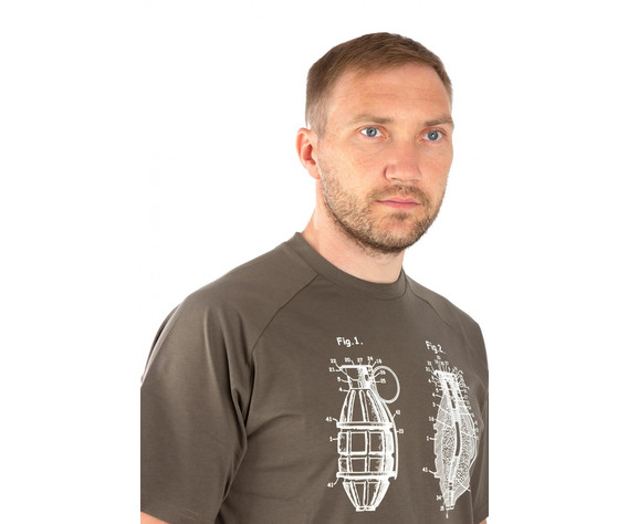 Фото: “Футболка 7.62 Grenade, хлопок, олива”, купить в интернет магазине