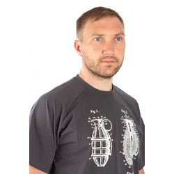 Фото: “Футболка 7.62 Grenade, хлопок, серый”