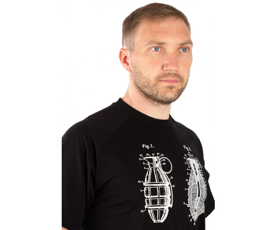 Фото: “Футболка 7.62 Grenade, хлопок, черный”, купить в интернет магазине