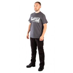 Фото: “Футболка GRAYLING Riverbad, хлопок, графит”