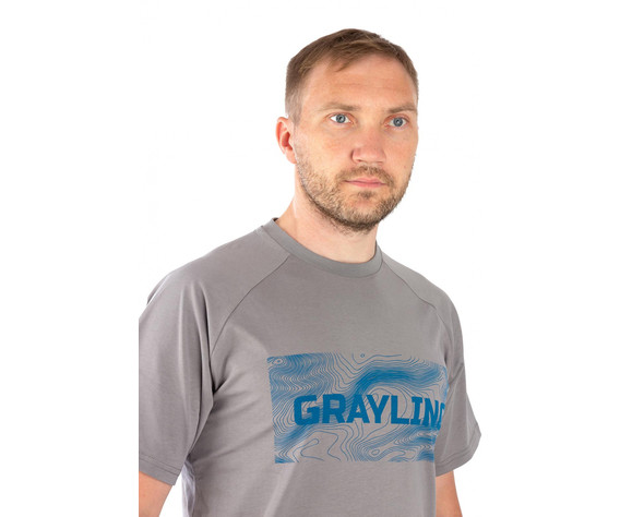 Фото: “Футболка GRAYLING Riverbad, хлопок, серый”, купить в интернет магазине