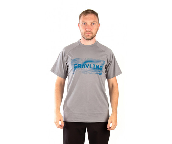 Фото: “Футболка GRAYLING Riverbad, хлопок, серый”, купить в интернет магазине