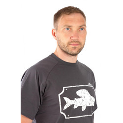 Фото: “Футболка GRAYLING Siberian Silver, хлопок, графит”