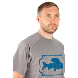 Фото: “Футболка GRAYLING Siberian Silver, хлопок, серый”