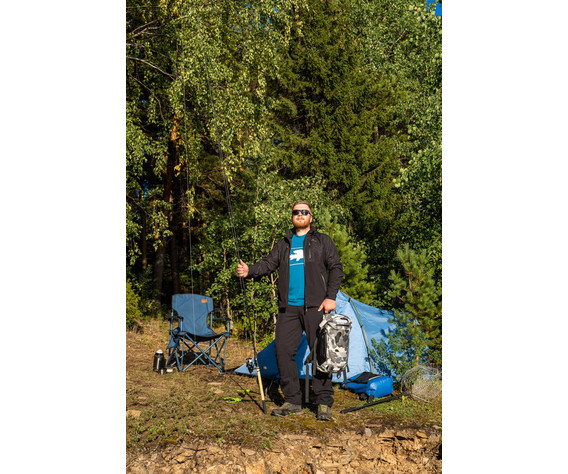 Фото: “Футболка GRAYLING Siberian Silver, хлопок, синий”, купить в интернет магазине