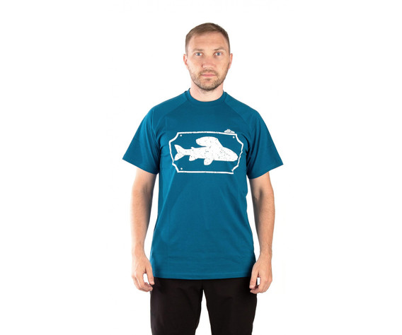 Фото: “Футболка GRAYLING Siberian Silver, хлопок, синий”, купить в интернет магазине