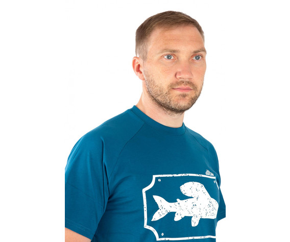 Фото: “Футболка GRAYLING Siberian Silver, хлопок, синий”, купить в интернет магазине