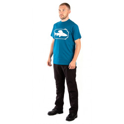 Фото: “Футболка GRAYLING Siberian Silver, хлопок, синий”