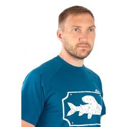 Фото: “Футболка GRAYLING Siberian Silver, хлопок, синий”