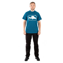 Фото: “Футболка GRAYLING Siberian Silver, хлопок, синий”