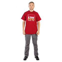 Фото: “Футболка PAYER Travel Mob, хлопок, бордо”