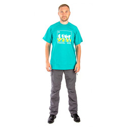 Фото: “Футболка PAYER Travel Mob, хлопок, тиффани”