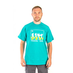 Фото: “Футболка PAYER Travel Mob, хлопок, тиффани”, купить в интернет магазине