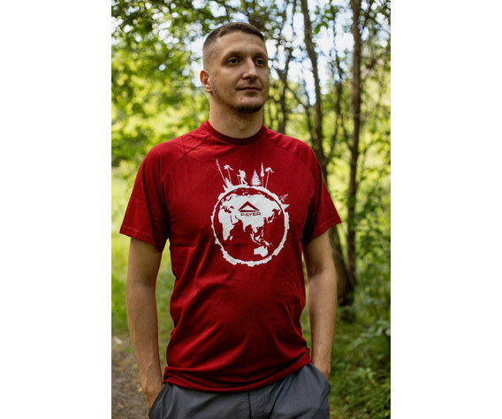 Фото: “Футболка PAYER World Tour, хлопок, бордо”, купить в интернет магазине