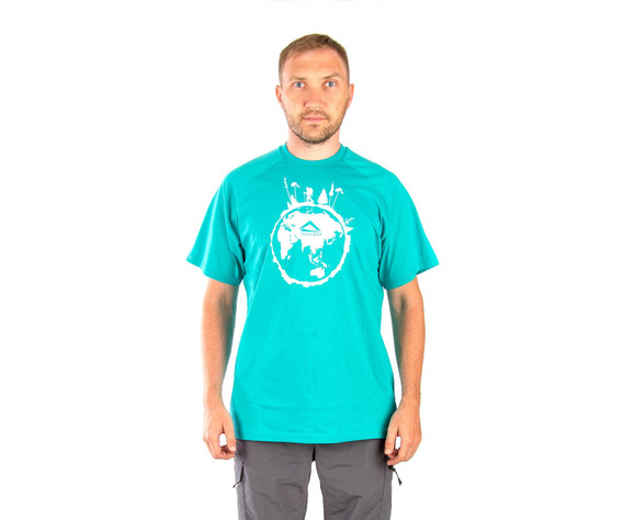Фото: “Футболка PAYER World Tour, хлопок, тиффани”, купить в интернет магазине
