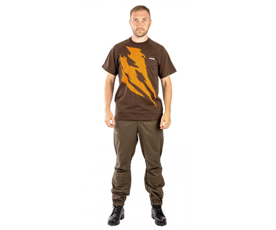 Фото: “Футболка PRIDE Claws, хлопок, темно-коричневый”, купить в интернет магазине