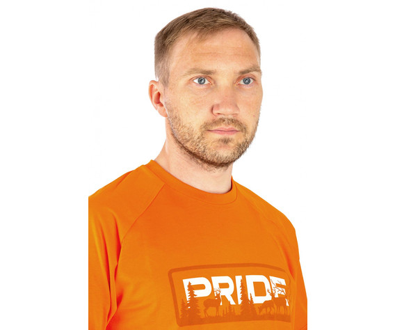 Фото: “Футболка PRIDE Living Nature, хлопок, оранжевый”, купить в интернет магазине