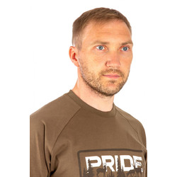 Фото: “Футболка PRIDE Living Nature, хлопок, светло-коричневый”