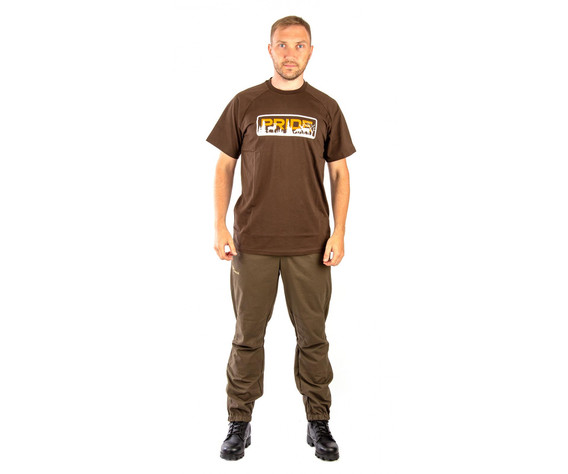 Фото: “Футболка PRIDE Living Nature, хлопок, темно-коричневый”, купить в интернет магазине