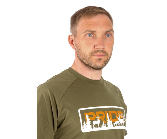 Фото: “Футболка PRIDE Living Nature, хлопок, хаки”, купить в интернет магазине