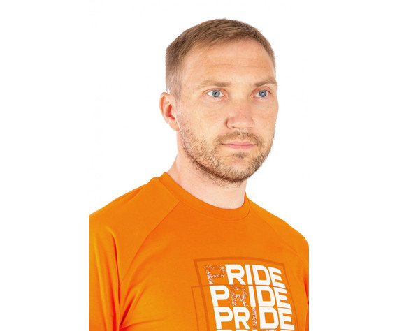 Фото: “Футболка PRIDE Quadro, хлопок, оранжевый”, купить в интернет магазине