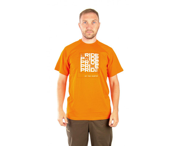 Фото: “Футболка PRIDE Quadro, хлопок, оранжевый”, купить в интернет магазине