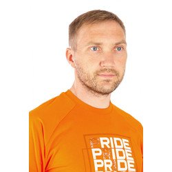 Фото: “Футболка PRIDE Quadro, хлопок, оранжевый”