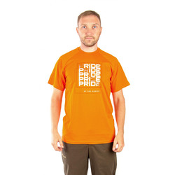 Фото: “Футболка PRIDE Quadro, хлопок, оранжевый”, купить в интернет магазине