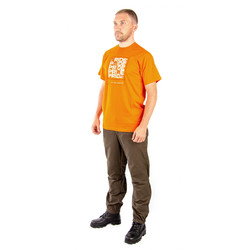 Фото: “Футболка PRIDE Quadro, хлопок, оранжевый”