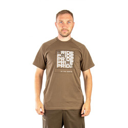 Фото: “Футболка PRIDE Quadro, хлопок, светло-коричневый”, купить в интернет магазине