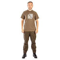 Фото: “Футболка PRIDE Quadro, хлопок, светло-коричневый”