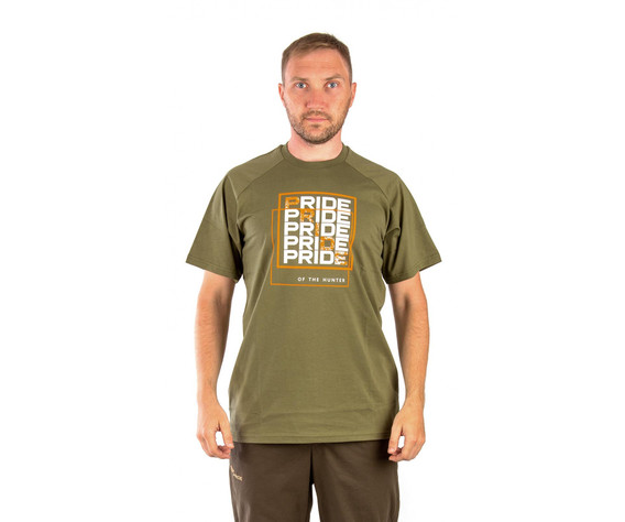 Фото: “Футболка PRIDE Quadro, хлопок, хаки”, купить в интернет магазине
