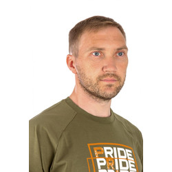 Фото: “Футболка PRIDE Quadro, хлопок, хаки”