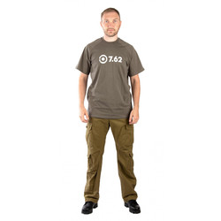 Фото: “Футболка T-Shirt 7.62 Logo, хлопок, олива”