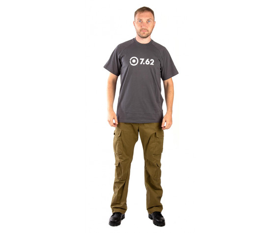 Фото: “Футболка T-Shirt 7.62 Logo, хлопок, серый”, купить в интернет магазине