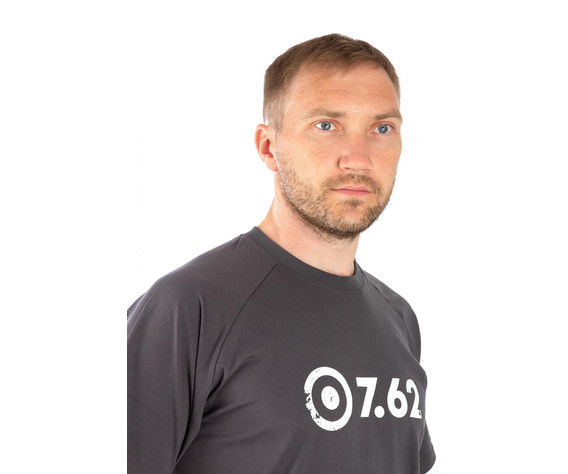 Фото: “Футболка T-Shirt 7.62 Logo, хлопок, серый”, купить в интернет магазине