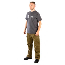 Фото: “Футболка T-Shirt 7.62 Logo, хлопок, серый”