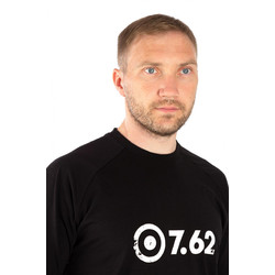 Фото: “Футболка T-Shirt 7.62 Logo, хлопок, черный”