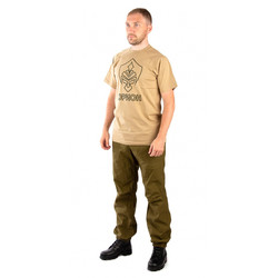 Фото: “Футболка T-Shirt Орион Logo, хлопок, бежевый”