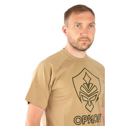 Фото: “Футболка T-Shirt Орион Logo, хлопок, бежевый”