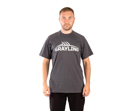 Фото: “Футболка T-Shirt GRAYLING Logo, хлопок, графит”, купить в интернет магазине