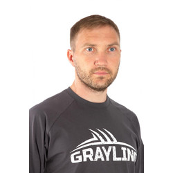 Фото: “Футболка T-Shirt GRAYLING Logo, хлопок, графит”