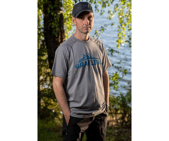 Фото: “Футболка T-Shirt GRAYLING Logo, хлопок, серый”, купить в интернет магазине