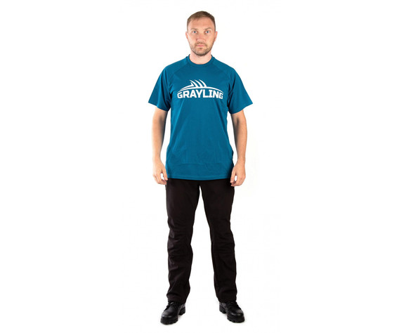 Фото: “Футболка T-Shirt GRAYLING Logo, хлопок, синий”, купить в интернет магазине