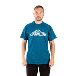 Фото: “Футболка T-Shirt GRAYLING Logo, хлопок, синий”, купить в интернет магазине
