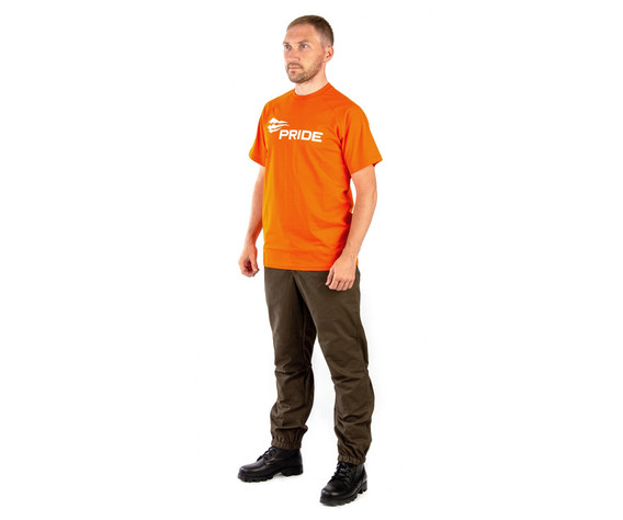 Фото: “Футболка T-Shirt PRIDE Logo, хлопок, оранжевый”, купить в интернет магазине