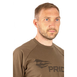 Фото: “Футболка T-Shirt PRIDE Logo, хлопок, светло-коричневый”