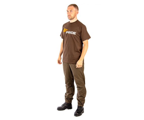 Фото: “Футболка T-Shirt PRIDE Logo, хлопок, темно-коричневый”, купить в интернет магазине
