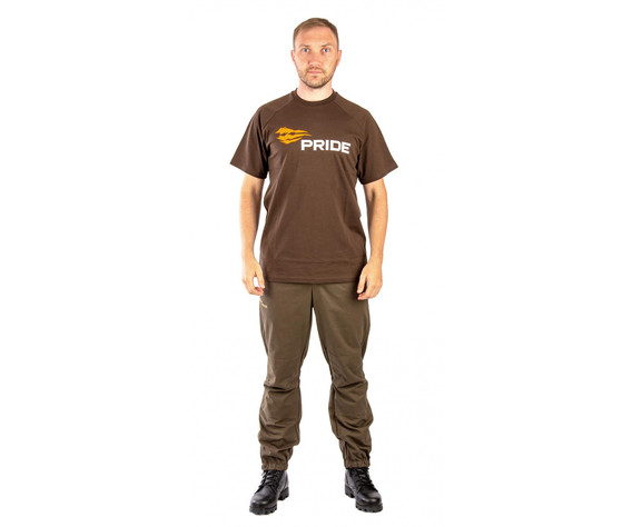 Фото: “Футболка T-Shirt PRIDE Logo, хлопок, темно-коричневый”, купить в интернет магазине