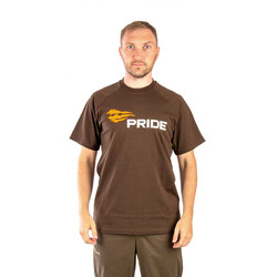 Фото: “Футболка T-Shirt PRIDE Logo, хлопок, темно-коричневый”, купить в интернет магазине